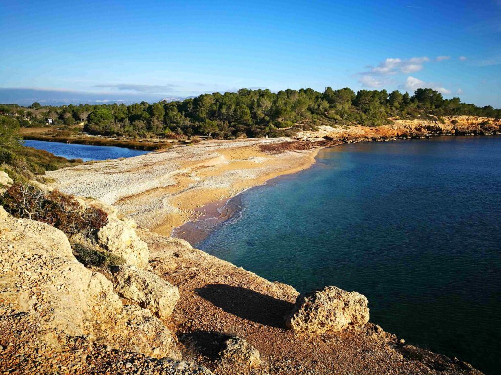 platjes ametlla de mar cala santes creus